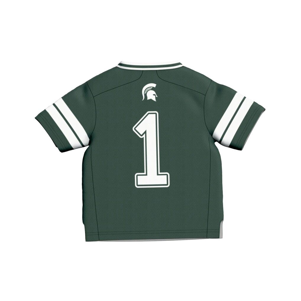 #1 Michigan State Spartans GameDay Greats Infant Lightweight Collegiate Football Fashion Jersey