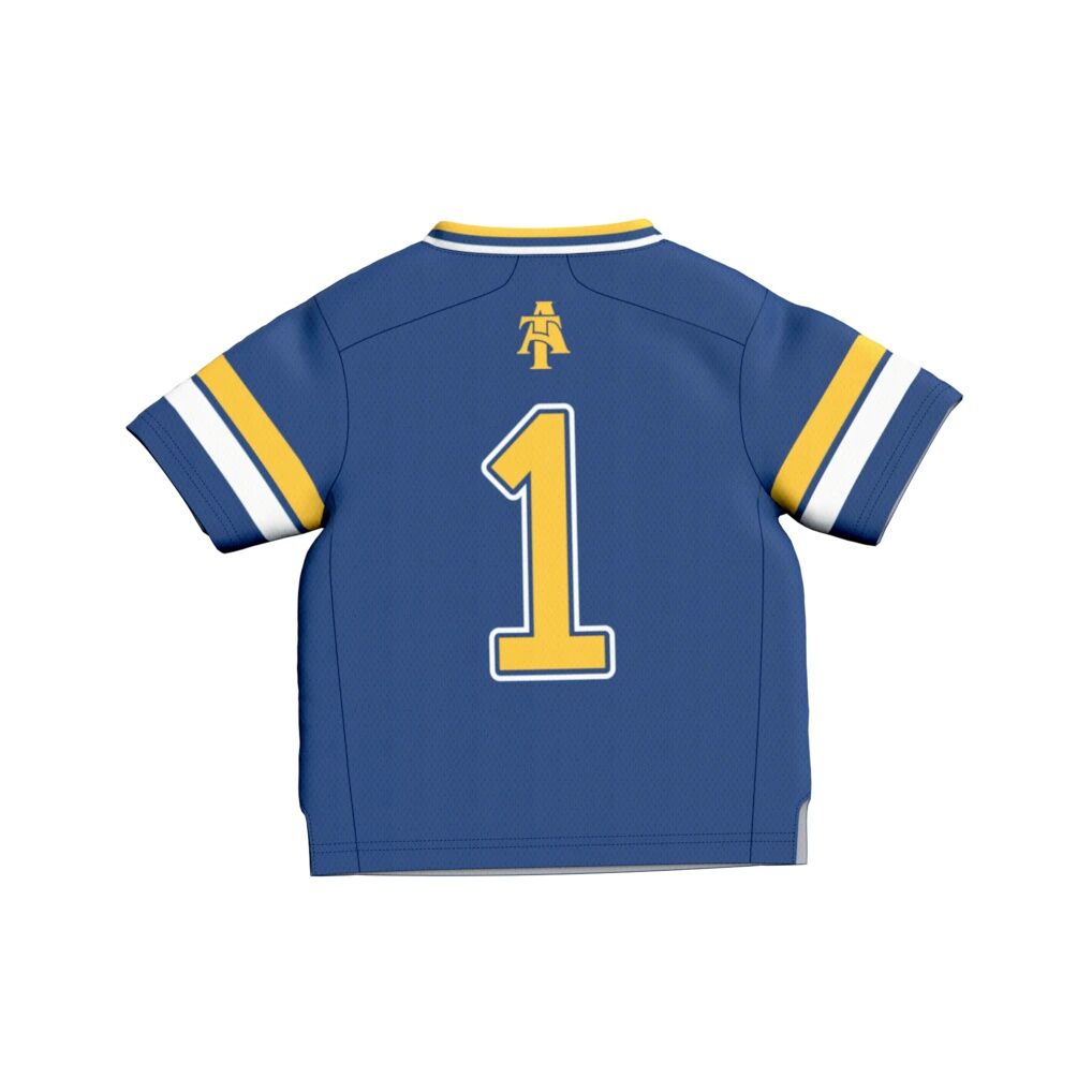#1 North Carolina A&T Aggies GameDay Greats Toddler Lightweight Collegiate Football Fashion Jersey