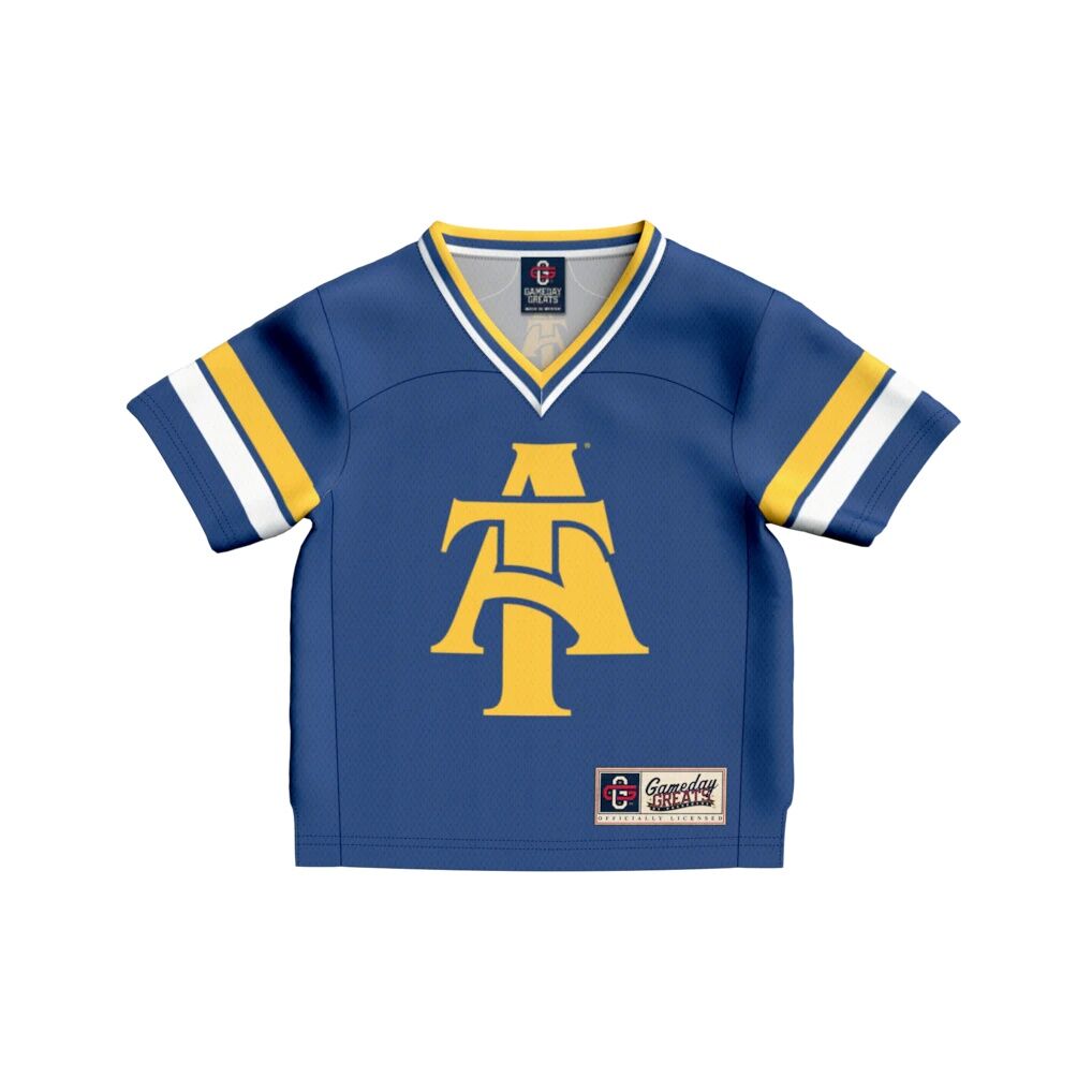 #1 North Carolina A&T Aggies GameDay Greats Toddler Lightweight Collegiate Football Fashion Jersey