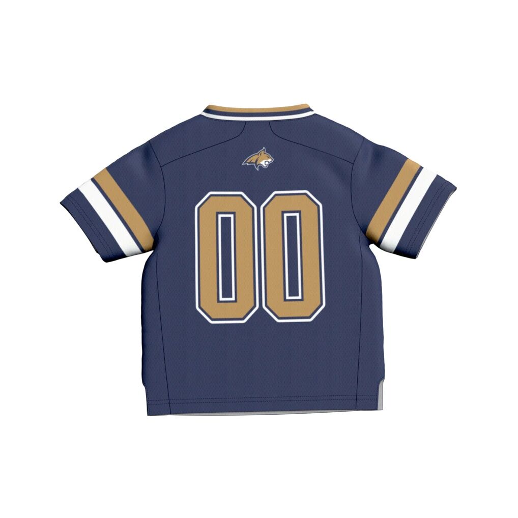#00 Montana State Bobcats GameDay Greats Toddler Lightweight Collegiate Football Fashion Jersey