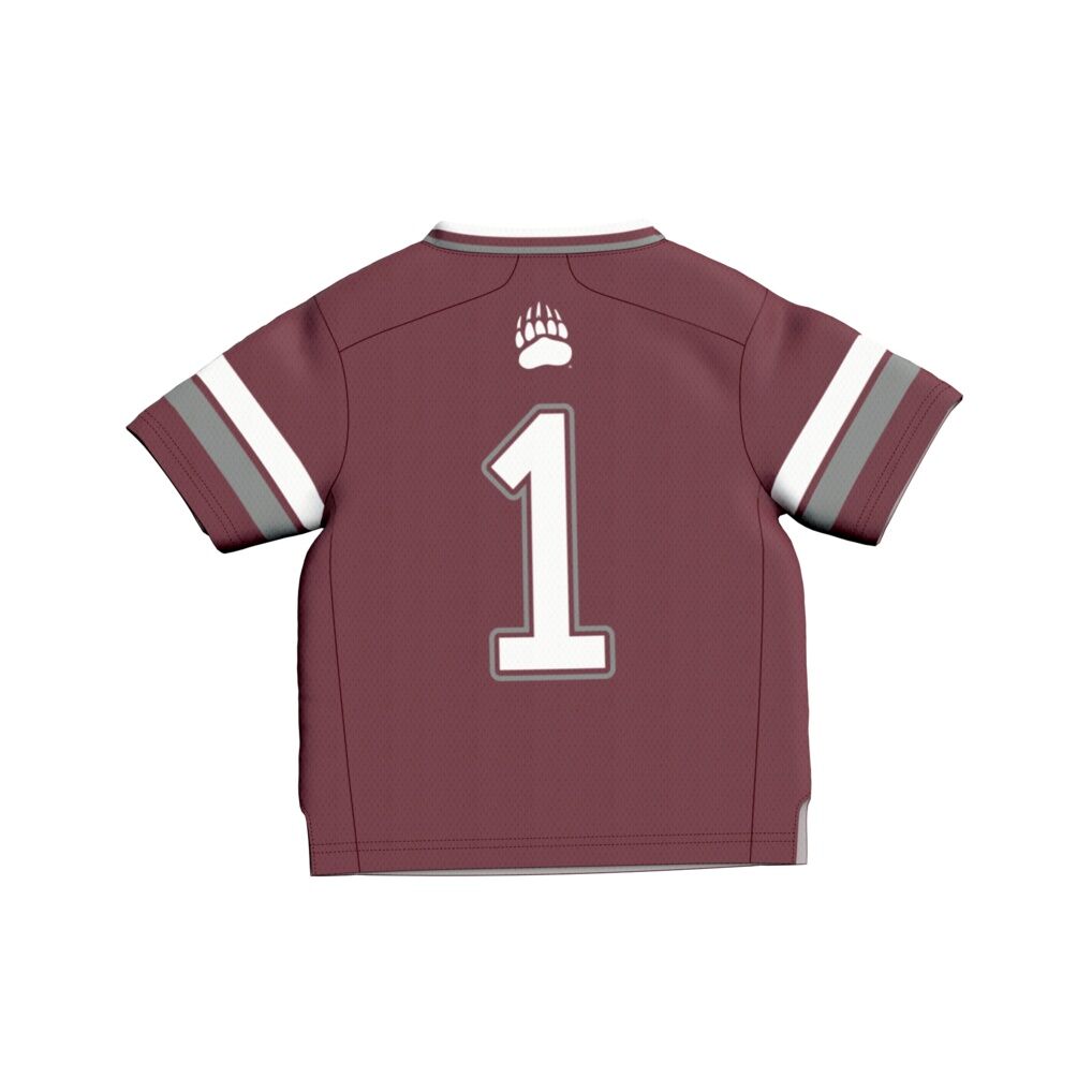#1 Montana Grizzlies GameDay Greats Toddler Lightweight Collegiate Football Fashion Jersey - Maroon