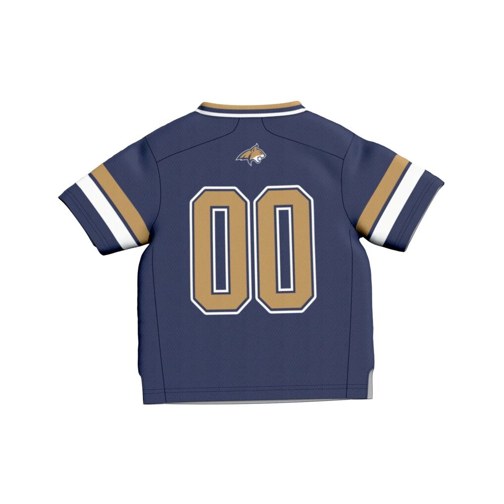 #00 Montana State Bobcats GameDay Greats Infant Lightweight Collegiate Football Fashion Jersey