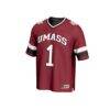 #1 UMass Minutemen GameDay Greats Lightweight Collegiate Football Fashion Jersey - - Side View