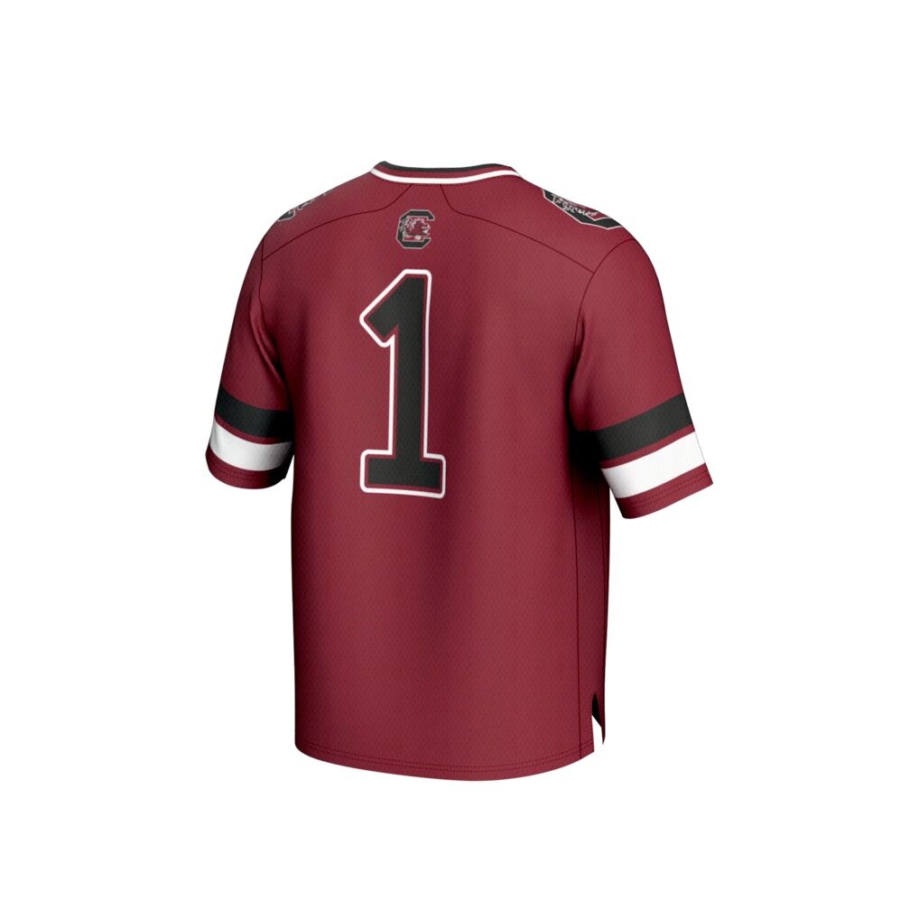 #1 South Carolina Gamecocks GameDay Greats Lightweight Collegiate Football Fashion Jersey - Garnet