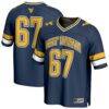 #67 West Virginia Mountaineers GameDay Greats Youth Lightweight Collegiate Football Fashion Jersey - Navy - Front View