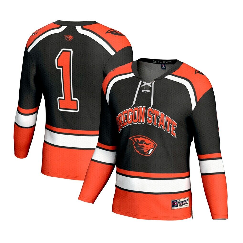 #1 Oregon State Beavers GameDay Greats Youth Lightweight Hockey Fashion Jersey