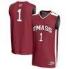 #1 UMass Minutemen GameDay Greats Unisex Lightweight Basketball Fashion Jersey - - Front View