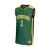 #1 NDSU Bison GameDay Greats Youth Lightweight Basketball Fashion Jersey - Green - Side View