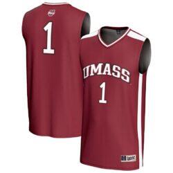 #1 UMass Minutemen GameDay Greats Youth Lightweight Basketball Fashion Jersey - Maroon