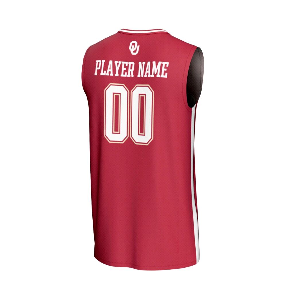 Oklahoma Sooners GameDay Greats NIL Pick-A-Player Lightweight Basketball Fashion Jersey