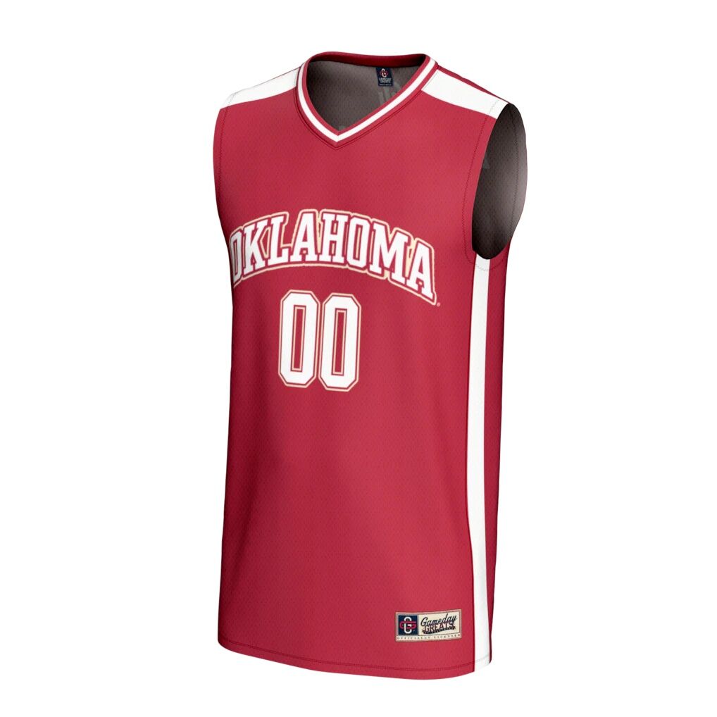 Oklahoma Sooners GameDay Greats NIL Pick-A-Player Lightweight Basketball Fashion Jersey