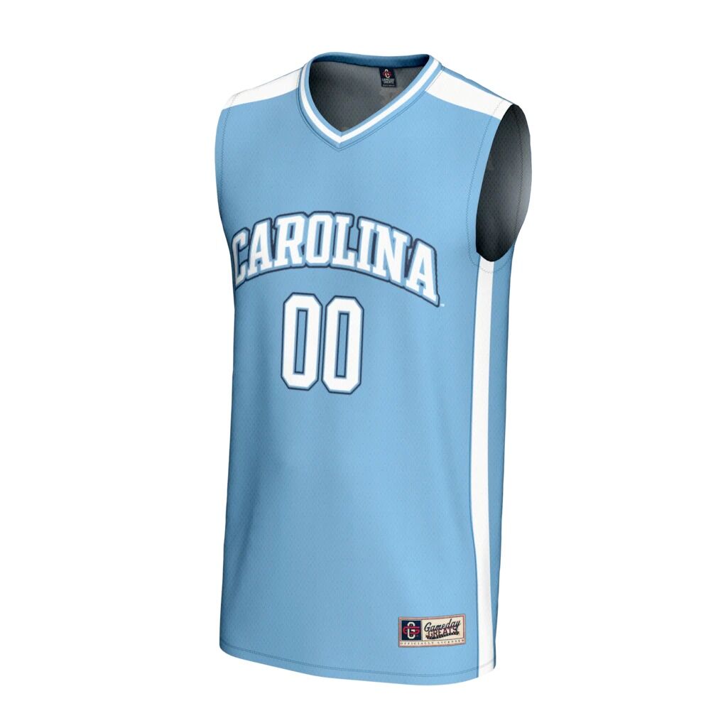 North Carolina Tar Heels GameDay Greats NIL Pick-A-Player Lightweight Basketball Fashion Jersey - Light Blue