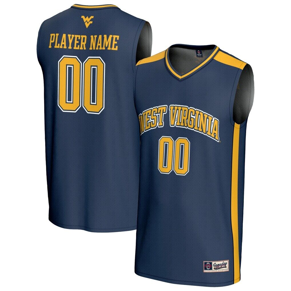 West Virginia Mountaineers GameDay Greats NIL Pick-A-Player Lightweight Basketball Fashion Jersey