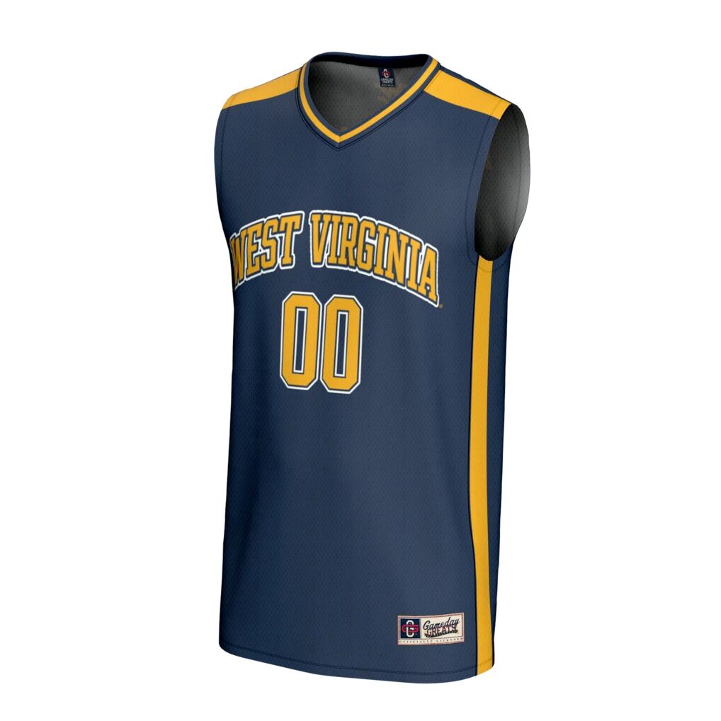 West Virginia Mountaineers GameDay Greats NIL Pick-A-Player Lightweight Basketball Fashion Jersey