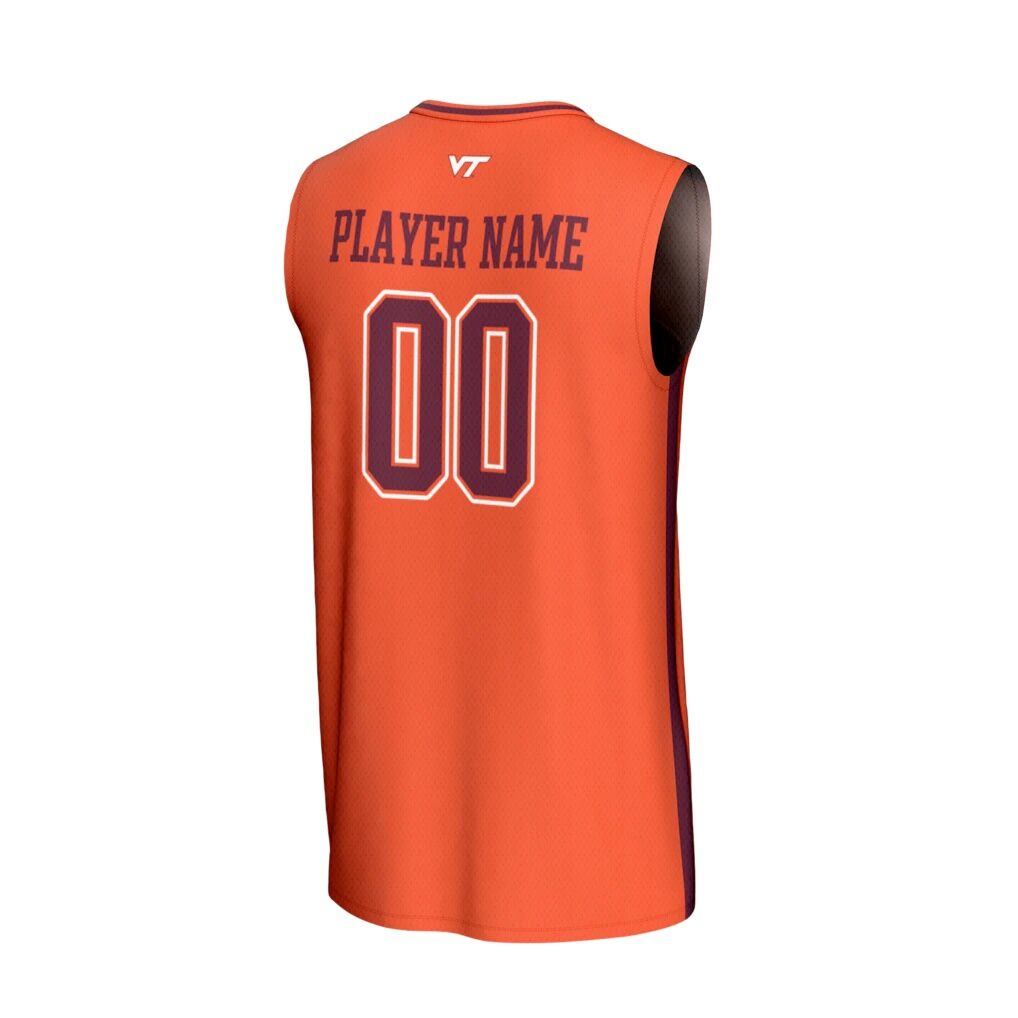 Virginia Tech Hokies GameDay Greats NIL Pick-A-Player Lightweight Basketball Fashion Jersey