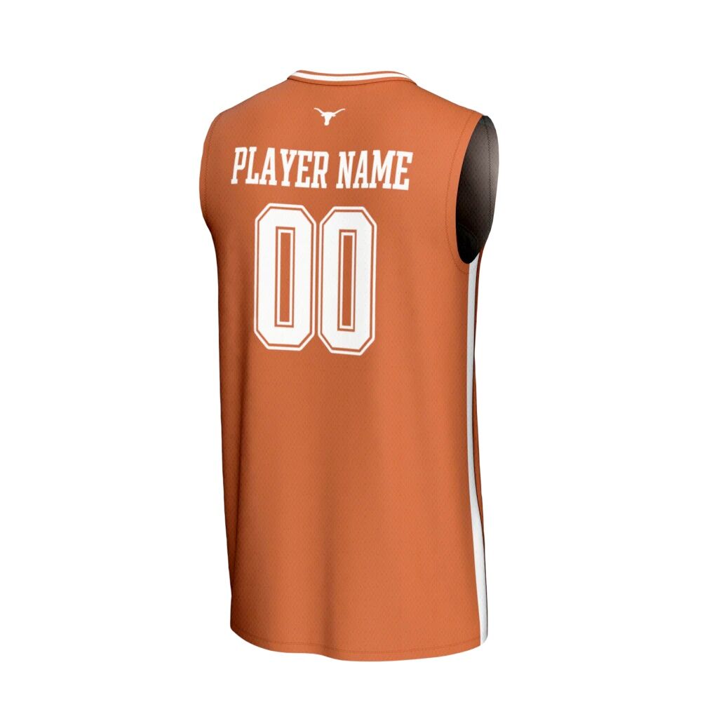 Texas Longhorns GameDay Greats Youth NIL Pick-A-Player Lightweight Men's Basketball Fashion Jersey - Burnt Orange