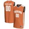 Texas Longhorns GameDay Greats Youth NIL Pick-A-Player Lightweight Men's Basketball Fashion Jersey - - Front View