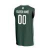 Michigan State Spartans GameDay Greats Youth NIL Pick-A-Player Lightweight Men's Basketball Fashion Jersey - Green - Detail View