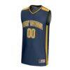 West Virginia Mountaineers GameDay Greats Youth NIL Pick-A-Player Lightweight Men's Basketball Fashion Jersey - Navy - Side View