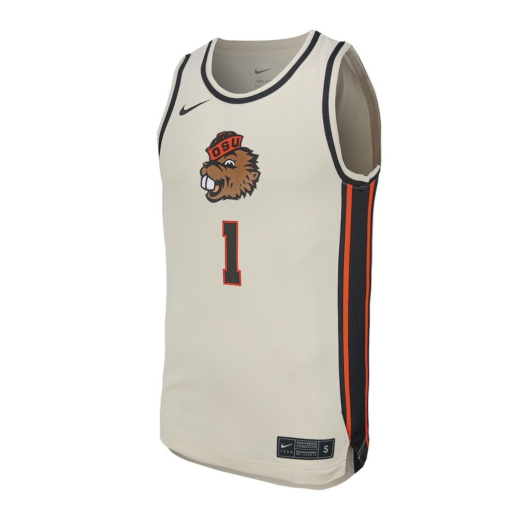 Oregon State Beavers Nike  Replica Basketball Jersey - Natural