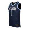 Villanova Wildcats Nike #1 Replica Basketball Jersey - Navy - Side View