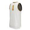 Missouri Tigers Nike Retro Replica Basketball Jersey - White - Detail View