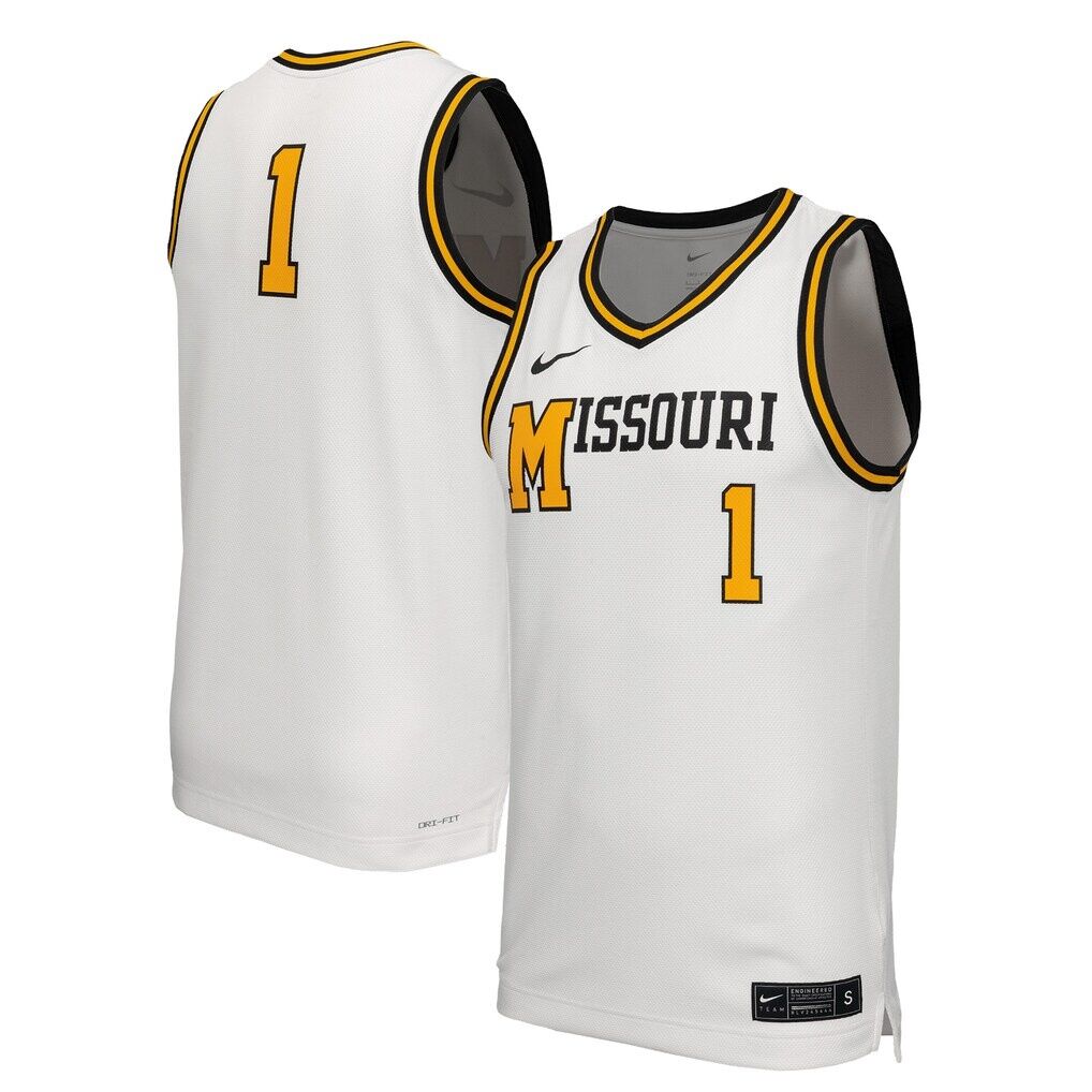 Missouri Tigers Nike Retro Replica Basketball Jersey
