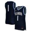#1 Villanova Wildcats Nike Youth Replica Basketball Jersey - Navy - Front View