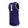#1 TCU Horned Frogs Nike Replica Basketball Jersey - Purple - Detail View