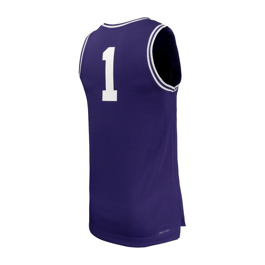 #1 TCU Horned Frogs Nike Replica Basketball Jersey
