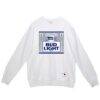 Seattle Seahawks Mitchell & Ness x Bud Light The Crest Pullover Sweatshirt - White - Side View