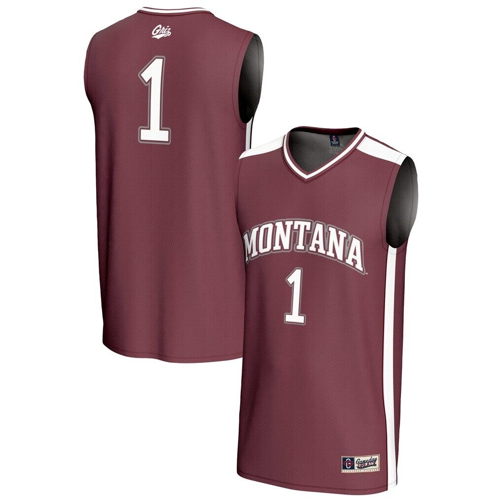 #1 Montana Grizzlies GameDay Greats Unisex Lightweight Basketball Fashion Jersey - Maroon