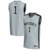 #1 Providence Friars GameDay Greats Unisex Lightweight Basketball Fashion Jersey - Silver - Front View