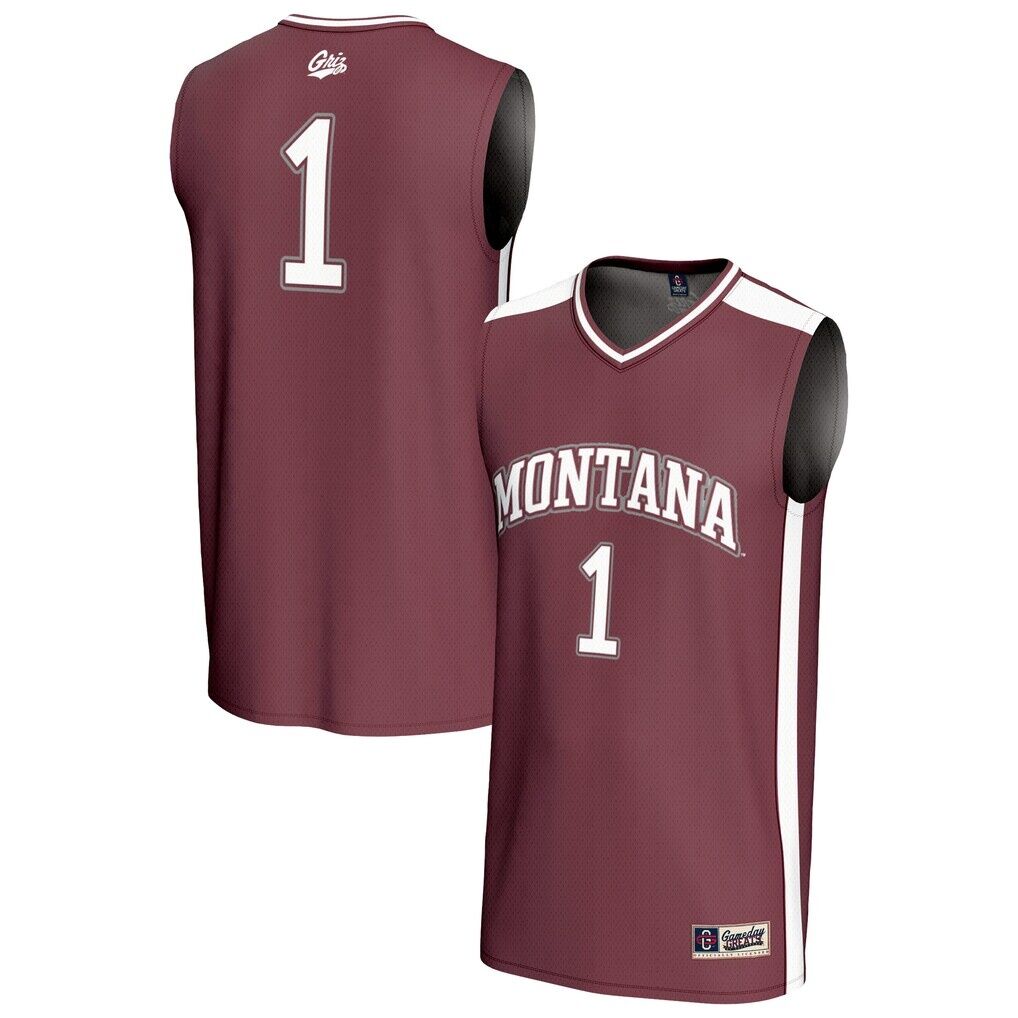 #1 Montana Grizzlies GameDay Greats Youth Lightweight Basketball Fashion Jersey - Maroon
