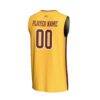 Minnesota Golden Gophers GameDay Greats Unisex NIL Pick-A-Player Lightweight Women's Basketball Fashion Jersey - Gold - Detail View