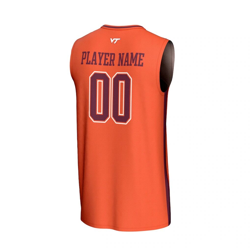 Virginia Tech Hokies GameDay Greats Unisex NIL Pick-A-Player Lightweight Women's Basketball Fashion Jersey