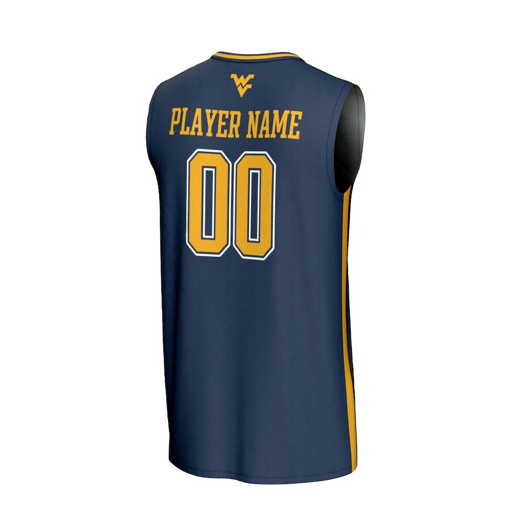 West Virginia Mountaineers GameDay Greats Unisex NIL Pick-A-Player Lightweight Women's Basketball Fashion Jersey