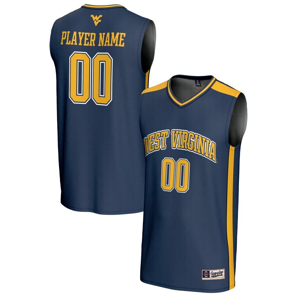 West Virginia Mountaineers GameDay Greats Unisex NIL Pick-A-Player Lightweight Women's Basketball Fashion Jersey
