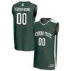 Michigan State Spartans GameDay Greats Unisex NIL Pick-A-Player Lightweight Women's Basketball Fashion Jersey - Green - Front View