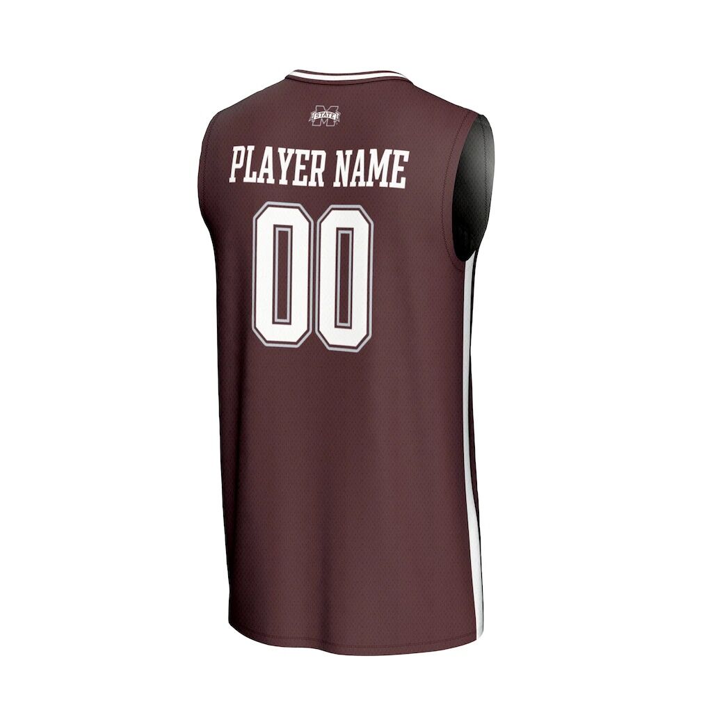 Mississippi State Bulldogs GameDay Greats Unisex NIL Pick-A-Player Lightweight Women's Basketball Fashion Jersey - Maroon