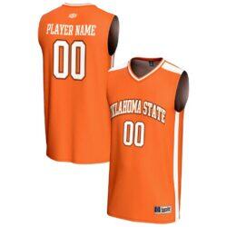 Oklahoma State Cowboys GameDay Greats Unisex NIL Pick-A-Player Lightweight Women's Basketball Fashion Jersey - Orange - Front View