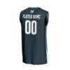 Utah State Aggies GameDay Greats Unisex NIL Pick-A-Player Lightweight Women's Basketball Fashion Jersey - Navy - Detail View