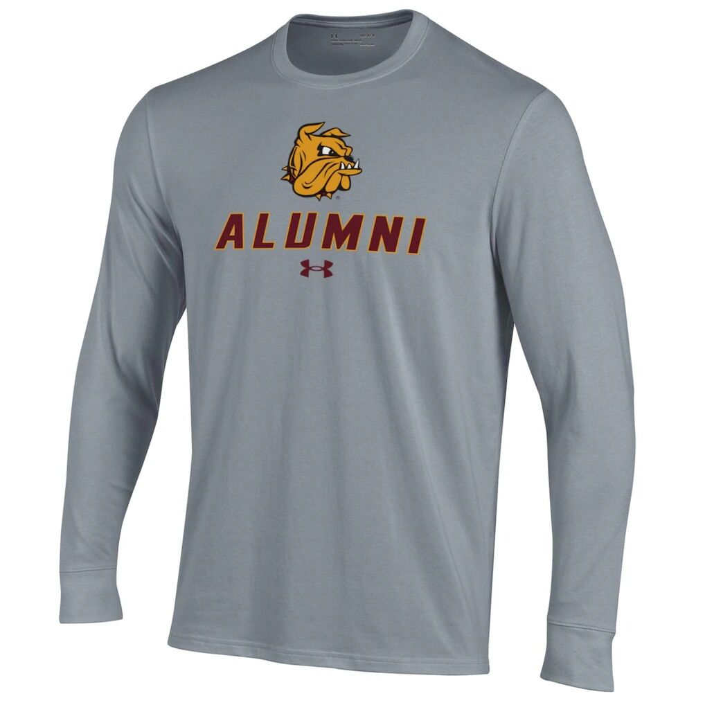 Minnesota Duluth Bulldogs Under Armour Alumni Performance Long Sleeve T-Shirt