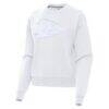 Kansas City Chiefs Antigua Women's Victory Pullover Sweatshirt - White - Side View