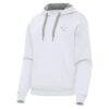 Dallas Cowboys Antigua Women's Victory Pullover Hoodie - White - Side View