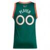 Miami Hurricanes adidas Unisex NIL Pick-A-Player Women's Basketball Jersey - Green - Detail View