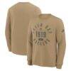 Green Bay Packers Nike Blitz Package Rewind Slub Dri-FIT Long Sleeve T-Shirt - - Front View