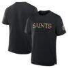 New Orleans Saints Fashion7 Elevated Classic Legacy T-Shirt - Black - Front View