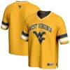 West Virginia Mountaineers GameDay Greats Unisex Spirit Football Jersey - Gold - Front View