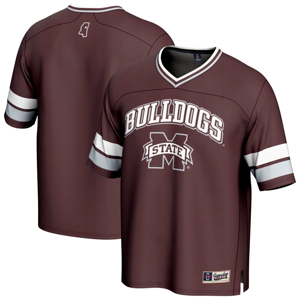 Mississippi State Bulldogs GameDay Greats Unisex Spirit Football Jersey - Maroon